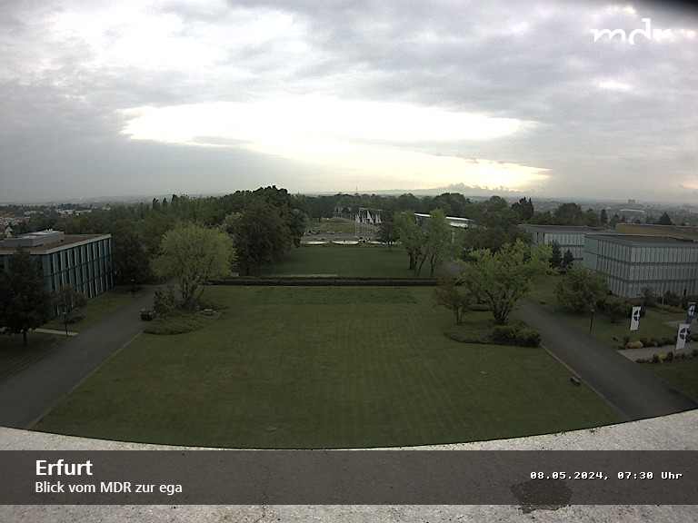 Erfurter Webcam mit Blick auf den ega-Park