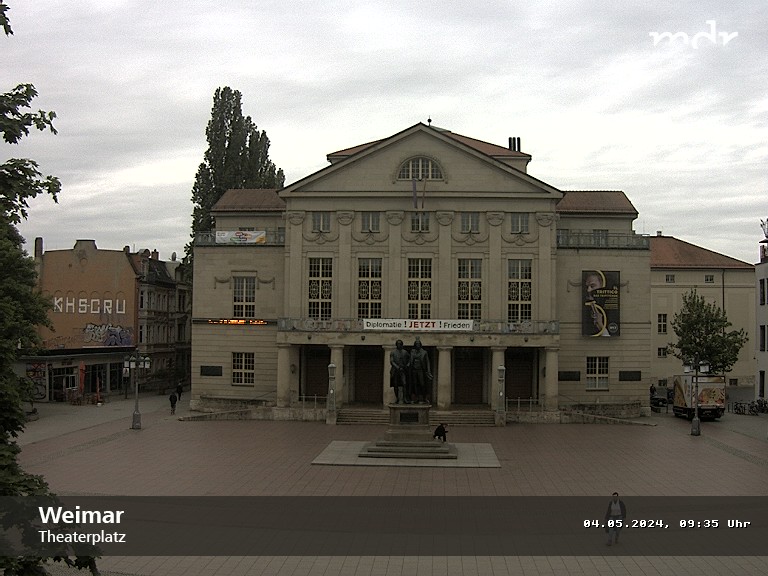 Theaterplatz in Weimar; Rechte: MITTELDEUTSCHER RUNDFUNK